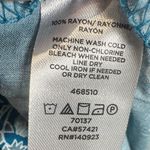 Loft  teal blue button front belted shirt dress size large NWT Photo 6