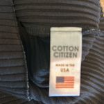 Cotton Citizen Ibiza Long Sleeve Polo Dress in Ribbed Black Size Small Photo 8