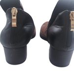 Andrew Geller  Friona Block Heel Bootie Snakeskin Print Size 6.5 Photo 3