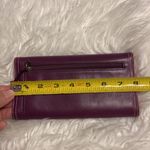 Coach  Purple Leather Wallet used in good condition size in pictures Photo 11
