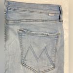 MOTHER The Mid Rise Dazzler Ankle Fray Jeans Blue Size 34 Photo 6