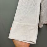 Jenni Kayne  Playa Gauze Buttoned Down Collared Top Long Sleeve White XS Photo 8