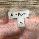 kim rogers  Cardigan Size M Beige and Pink Photo 6