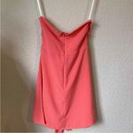 by the way. Revolve Jenny Tube Front Tie Textured Coral Mini Dress small Photo 4