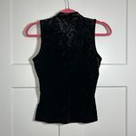 Candie's Small crushed velvet choker sleeveless top Photo 2