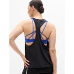 Athleta M With Ease Sport Racerback Tank Black Medium Photo 4