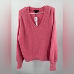Sanctuary  textured long sleeve pullover V neck sweater, size XL,‎ NWT Photo 1