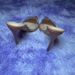 Liliana NEW  Tan & Clear Pointed Neutral Women’s Comfortable Sexy High Heels 9M Photo 5