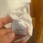 Nordstrom Size XL White Floral Botanical Printed Long-Sleeve Shirt Photo 2