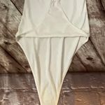 ZARA Trafaluc White Ribbed Bodysuit Size S Photo 7