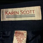 Karen Scott  6 Black Lined Dress Skirt Photo 1