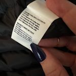 Italian Designer Marido Firenze Goose Puffer Coat Leather Trim Size 0 Photo 4