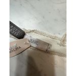 Victoria's Secret  Bralette Size M Ivory Lace Trim Wireless Deep V‎ NWT Photo 3