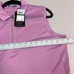 Callaway  Pink Sleeveless Zip-Up Top Photo 4