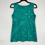 Patagonia  Teal Blue Paisley Tank Top Womens M Athletic Gorpcore Hiking Casual Photo 6