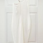 Nookie NWT Lust One Shoulder Midi Dress in White Bridal sz Large Photo 4