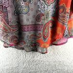 Style & Co Womens Tops Size S Sheer Chiffon Paisley Print Photo 7