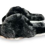 Dolce‎ Vita Women's Fashion Slipper, Black Faux Fur US 6 Photo 0