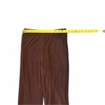 Princess Polly  Brown Velvet Flare Trousers High Rise US 8 Y2K Glam Photo 4