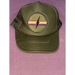 Friday Feelin Electric Hat in Olive One Size New Womens Trucker Baseball Cap Green Photo 3