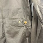 J.Crew Downtown Field Jacket gold Waxed Cotton Military Green size medium Photo 9