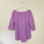 Soft Surroundings  Purple Siesta Key Tunic Gauzy Layered Blouse in Regal Orchid Photo 2