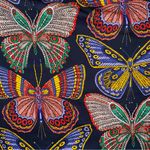 Trina Turk Walton Butterfly Print Off-the-Shoulder Dress Photo 5