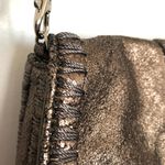 Jessica Simpson Bronze Metallic Leather Convertible Clutch Handbag Purse Photo 2