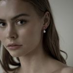 NWT A.B. Ellie Studio Bride Pearl Micro Drops Earrings Silver Photo 1