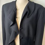 Liz Claiborne Vintage   Elegant Black Women's Jacket 10 long sleeve Photo 1