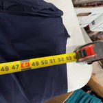 BHLDN Anthropologie  Navy Mendoza Formal Front Slit Dress Womens Size 8 READ FLAW Photo 15