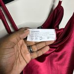 Zaful  Burgundy Red Sexy Date Night Rouched Mini Dress Women's Size 6 Photo 4