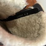 Aquatalia  Jillian Tumbled Calf Faux Fur Leather Zipper Casual Dress Boots size 9 Photo 4