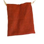 Handmade Burlap & Floral Sage green & Rust cottagecore tote . Photo 5