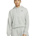 Jordan Nike Air Essentials Fleece Hoodie in Grey Women’s XL Photo 0
