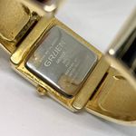 Gruen women’s quartz analog wrist watch gold black tone 26mm case MOP dial runs Photo 6