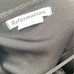 Reformation Brand new with tags  asymmetrical sparkly dress with puff sleeve Photo 1
