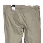 Lee  New Pants Flex Motion Straight Leg Mid Rise Khaki Tan Women’s Size 18 Short Photo 4