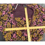 Free People Balloon Sleeve Keyhole Top Floral Embroidered Cotton Sz L Photo 4