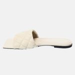 Bottega Veneta 🆕 Womens 41 Quilted Leather Sandals Slides Shoes Square Toe NEW Photo 4