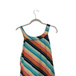 Lands' End Multicolor Striped Swimsuit Dress One Piece Modest Womens Plus 24W Photo 1