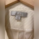 Caslon — Cream Blazer with Rhinestone Button - Size 2 Photo 3