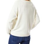 NWT Wear For Good Preston Drop Shoulder Heart Intarsia Sweater Size L Photo 2