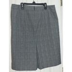 Worthington Women's Stretch Black And White Plaid Skirt, Size 10 Photo 1