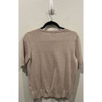 H&M Round Neck Short Sleeve Grey Sweater Photo 3