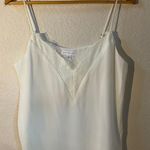 Socialite Lace-Trim Cami White NWOT Photo 0