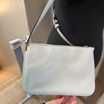 Kate Spade New York Crossbody Bag Purse Small Powder Blue Leather Triple Gusset Photo 3