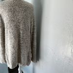 Woven Heart  Beige Cozy Knit Cardigan Photo 4