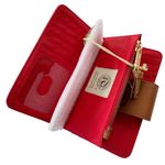 Spartina 449 NWT Stoddard Turnlock Wallet Houndstooth Black and Cream Photo 5