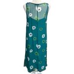 Amour Vert 100% Silk Mariam Marin Floral Midi Dress Size M (Made in USA) Photo 1